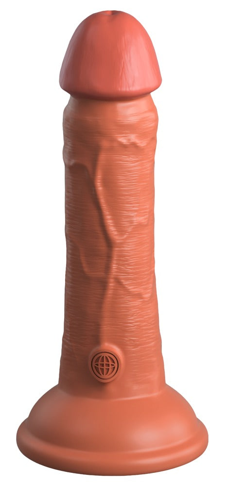 KCE 6 DD Vibrating Cock Tan
