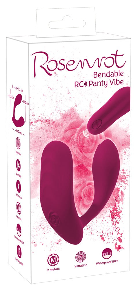 Vibromasseur culotte rose