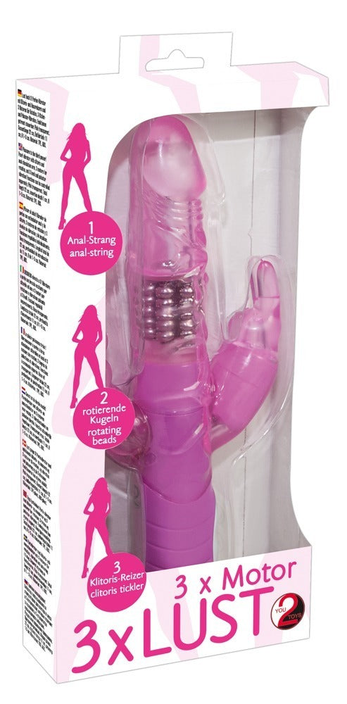 Konijn Dual Pleasure roze