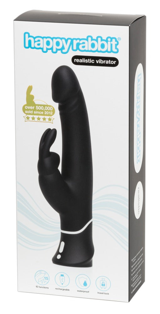 Happy Rabbit Realistic Black