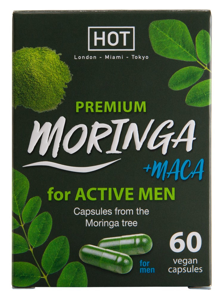 Capsules de Moringa pour homme HOT BIO 60 pièces
