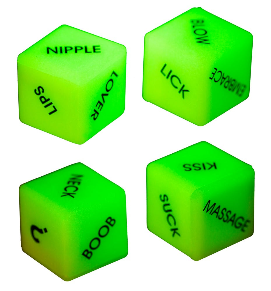 Dice "Glow-in-the-dark" Engl.