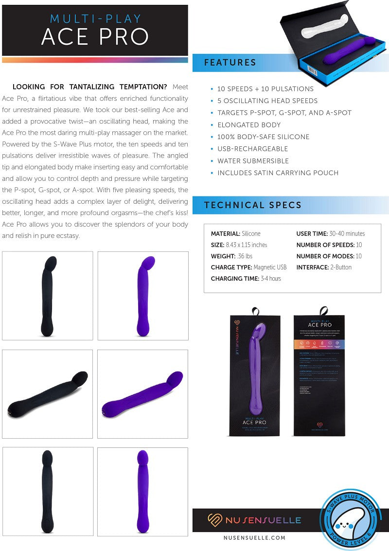 Ace Pro Prostate + G-Spot Vibe