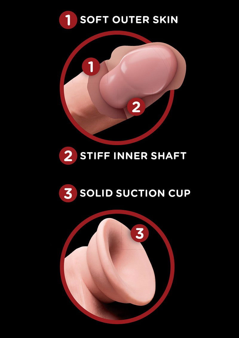3D Cock Swinging Balls 7 inch