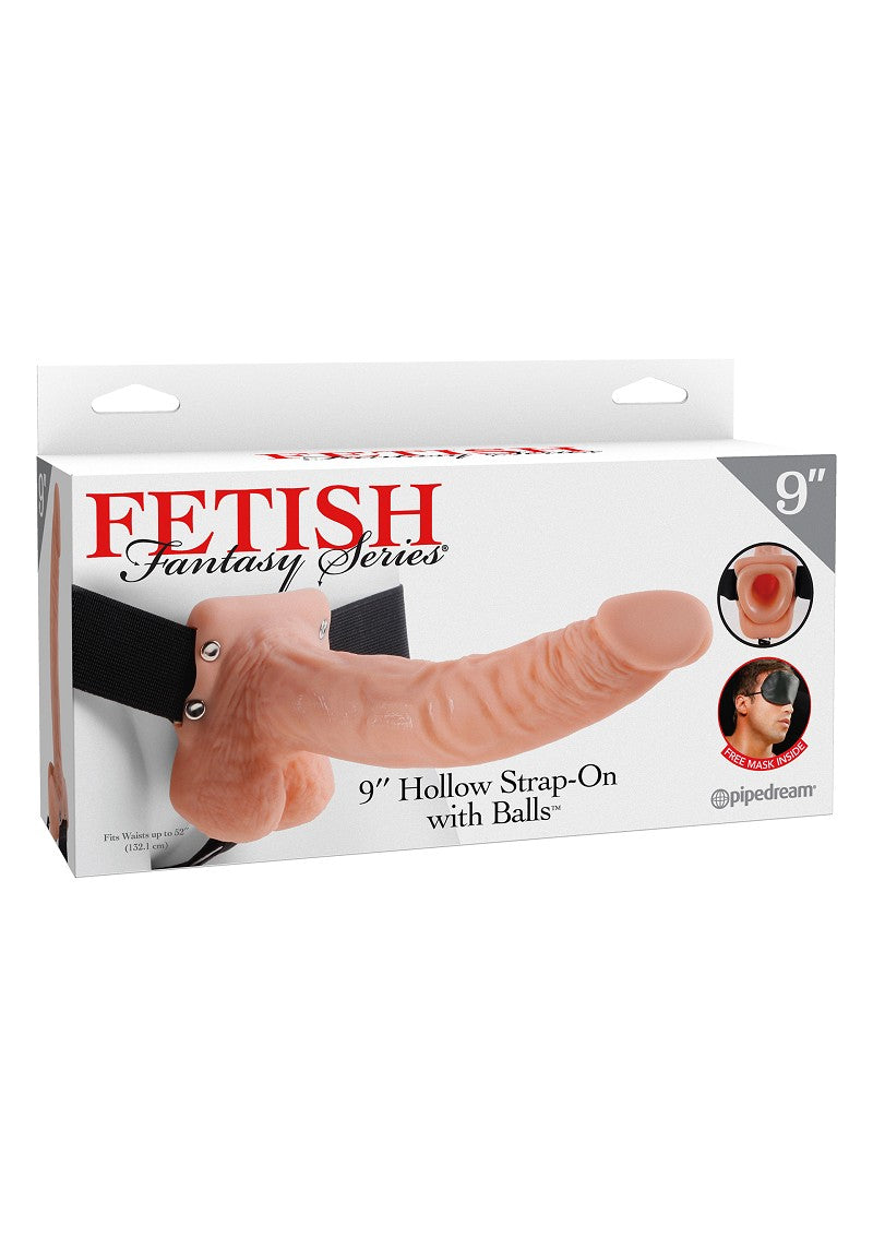 9 inch Hollow Strap-On Balls