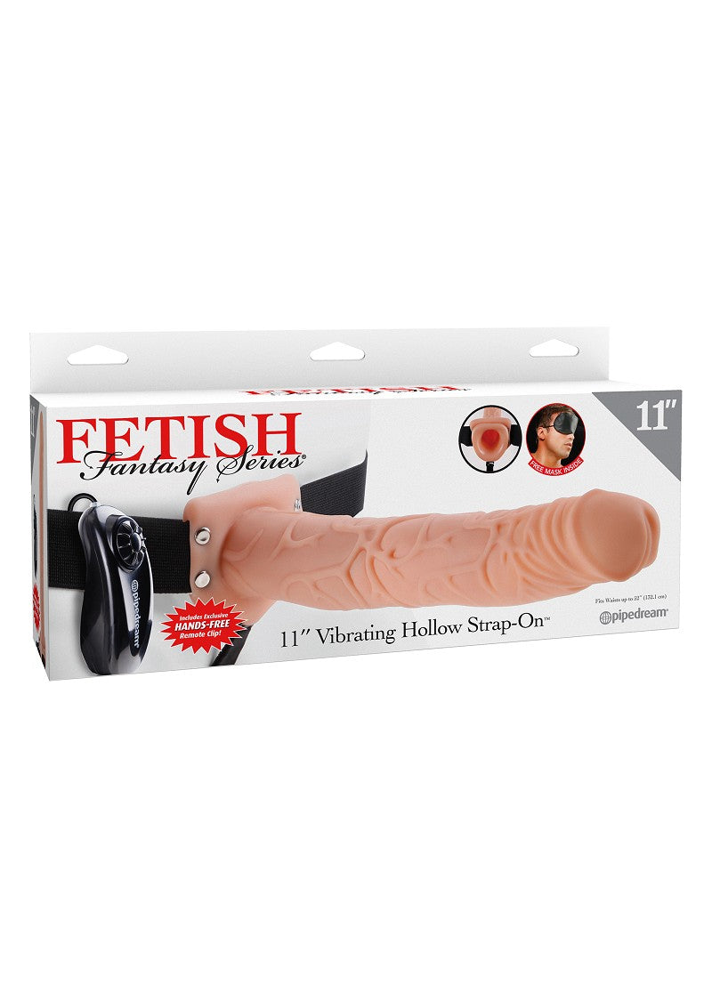 11in. Vibrating Hollow StrapOn