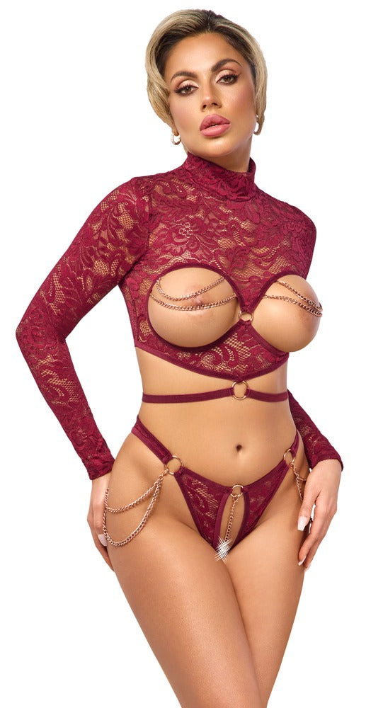 Open Top & Thong red M