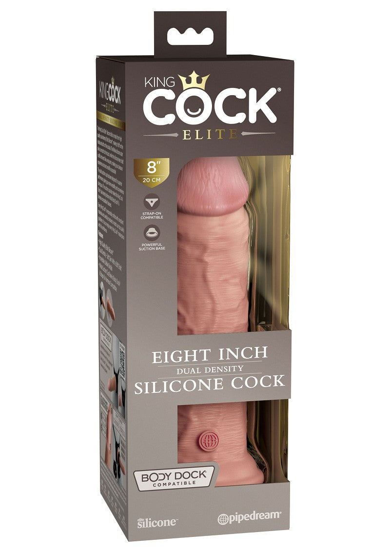 8 Inch 2Density Silicone Cock