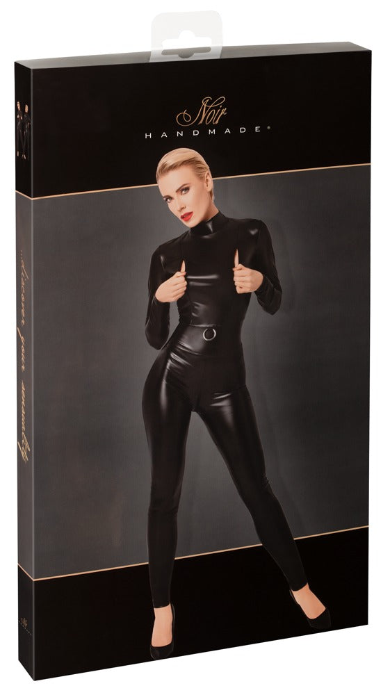 Noir Jumpsuit Zip S