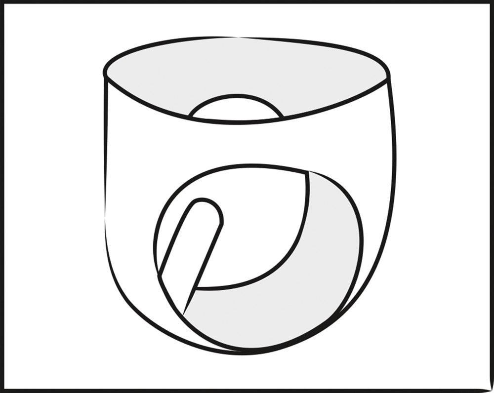 Men's Latex Briefs with Plug M