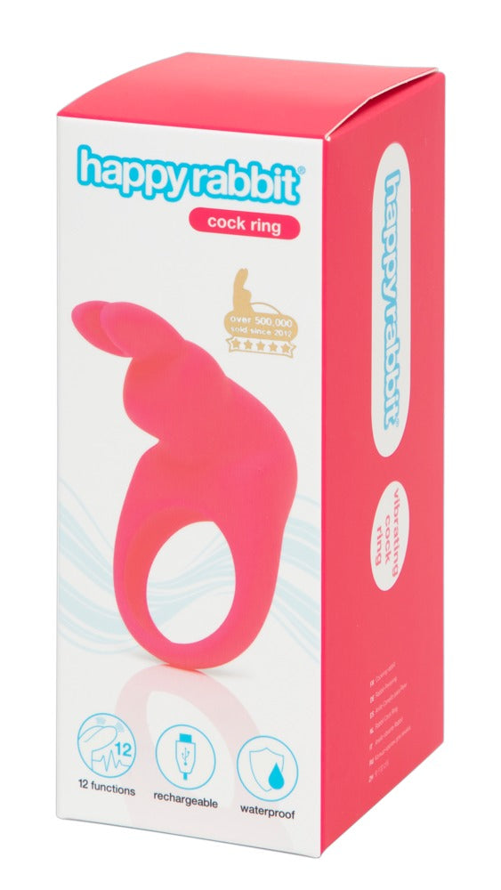 Happy Rabbit Cockring Roze