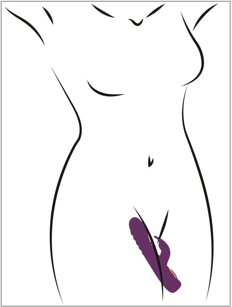 2 F. Rabbit Vibe Poussée Vibromasseur