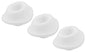 W-Heads 3x White S
