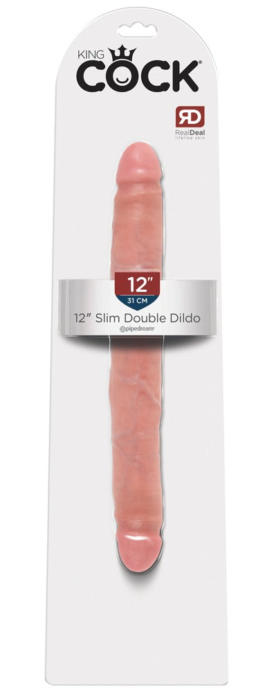 KC 12" slanke dubbele dildo