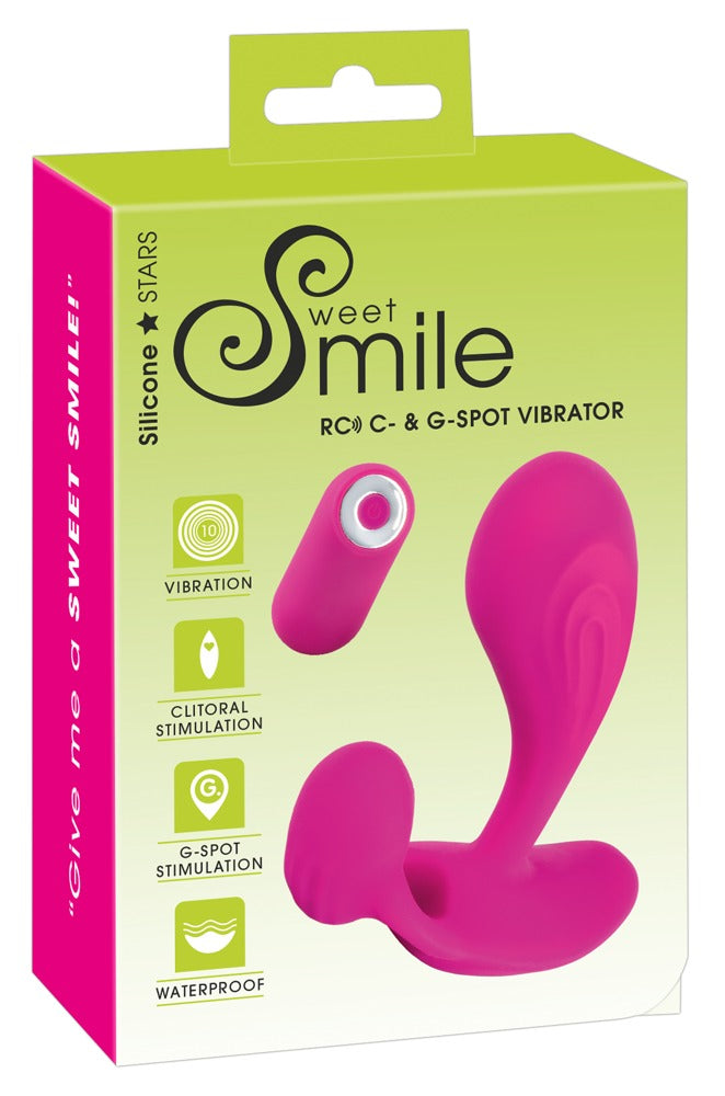 Vibromasseur RC Sweet Smile pour point C et G