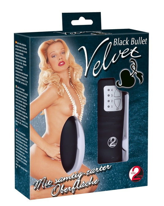 Balle noire en velours