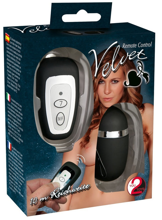 Oeuf télécommandé en velours