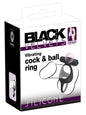 Black Velvets Cock + Ball Ring