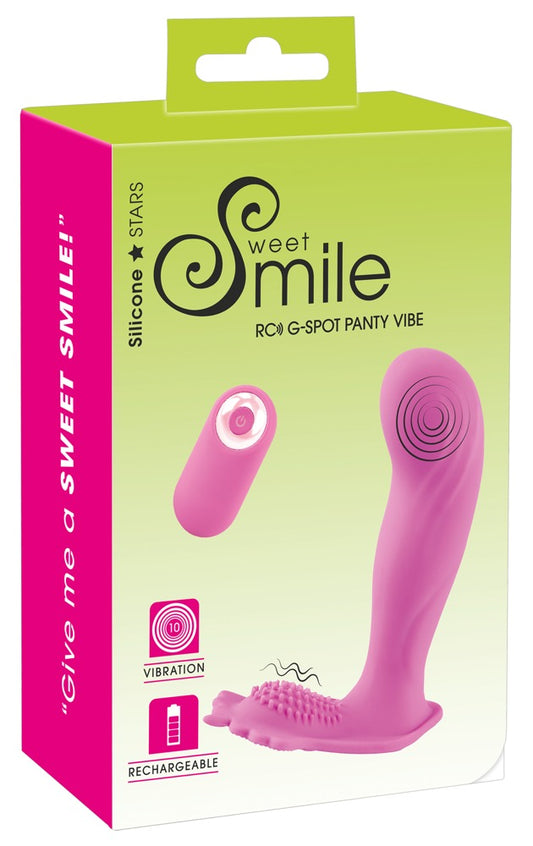 Zoete glimlach G-spot panty vibe