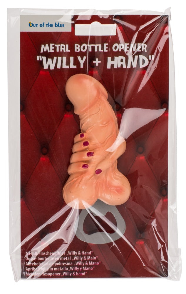 Metalen flesopener penis