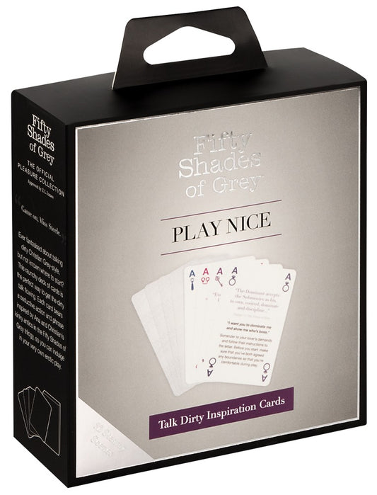 FSOG Play Nice Talk Dirty Card