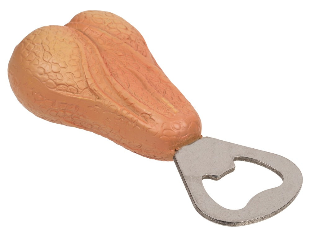 Metalen flessenopenerballen