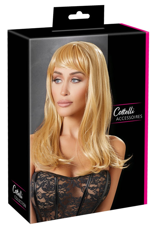 Lange blonde pruik