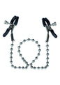 Silver Beaded Nipple Clamps