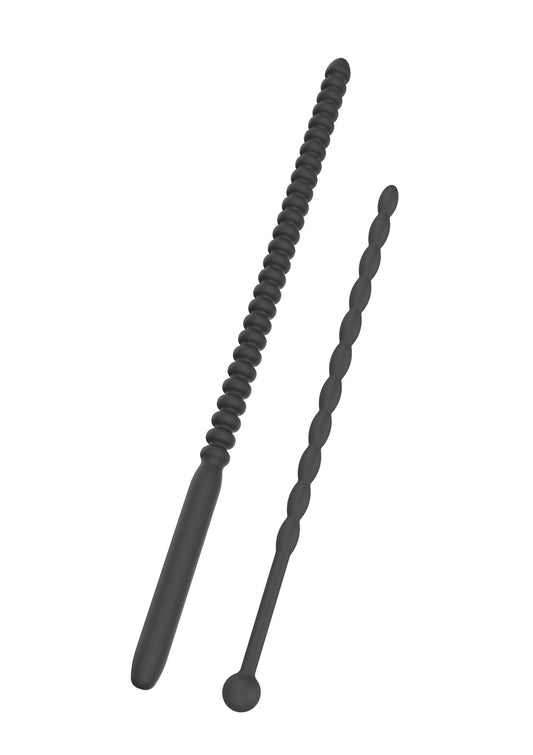 Ribbed Penis Dilator Set 2 pcs