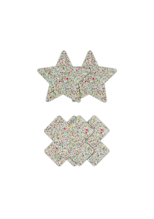 Pasties Star & Cross  2 Pair