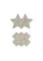 Pasties Star & Cross  2 Pair