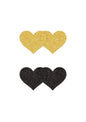 Pasties Glitter Hearts  2 Pair