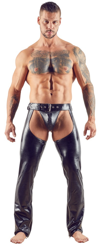 Imit. Leath. Chaps Men M