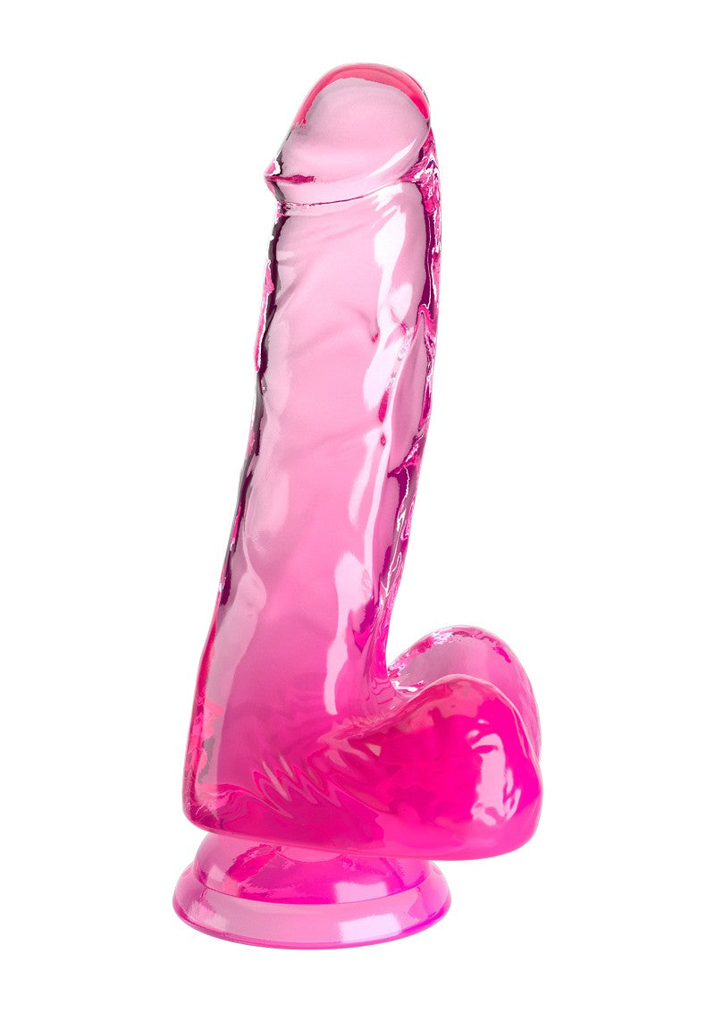 KingCockClear 6 w balls purple