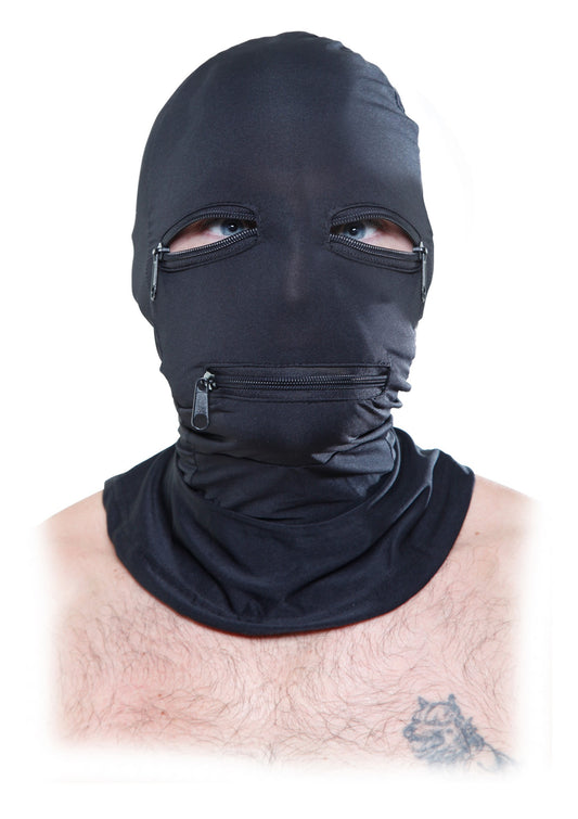 Zipper Face Hood