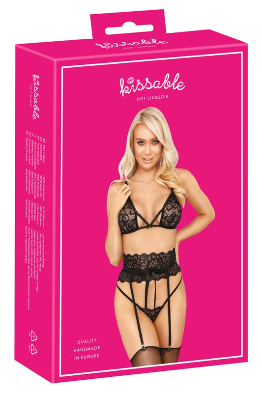 Ensemble de bretelles noir L/XL