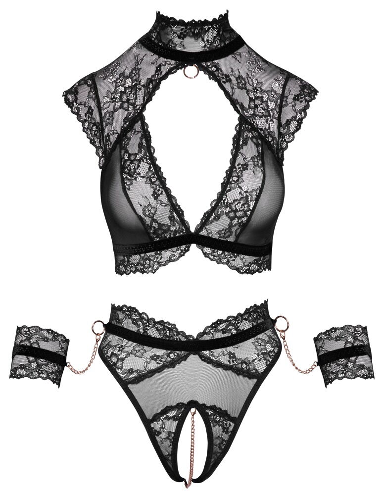 Bondage Bra Set L
