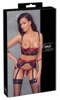 Shelf Bra Set black/red XL
