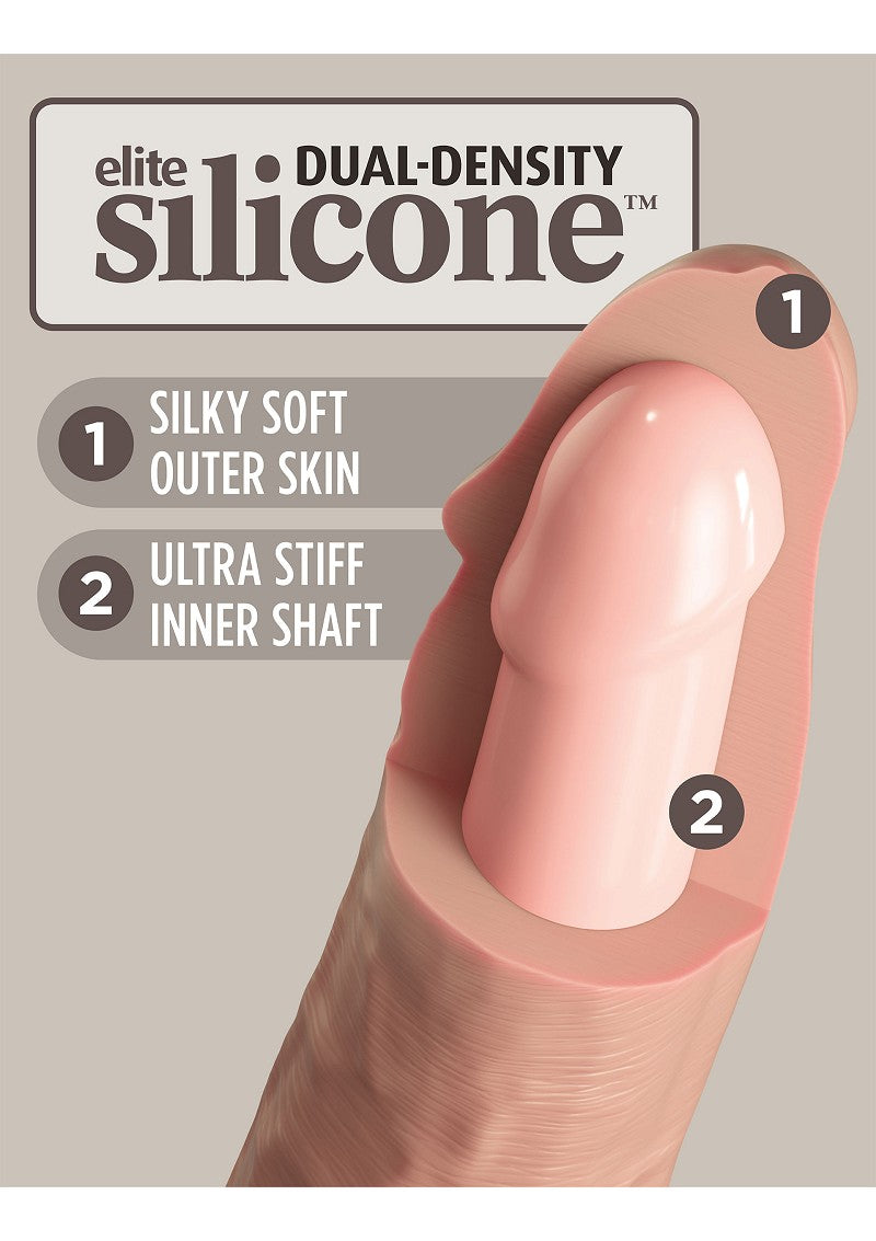 10 Inch 2Density Silicone Cock