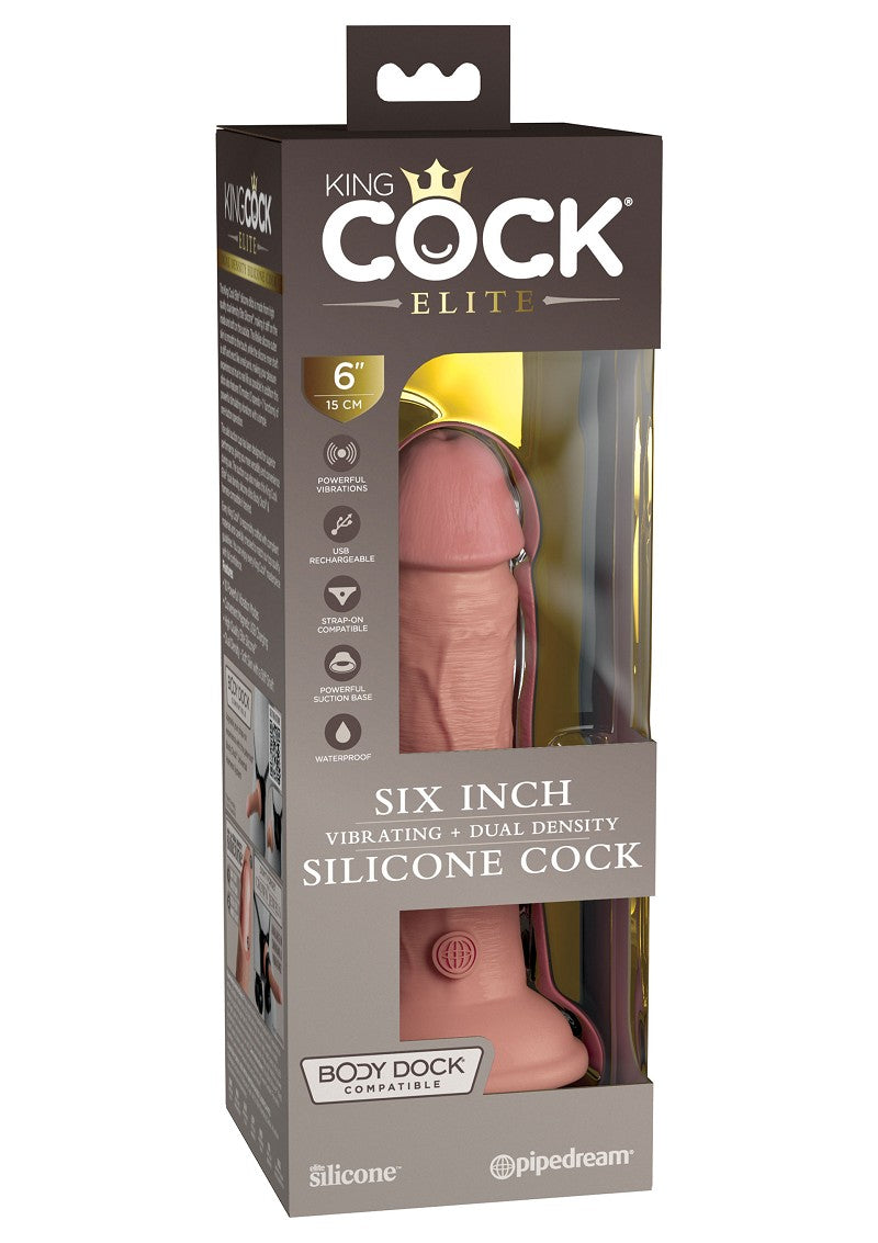 6 Inch 2Density Vibe Cock