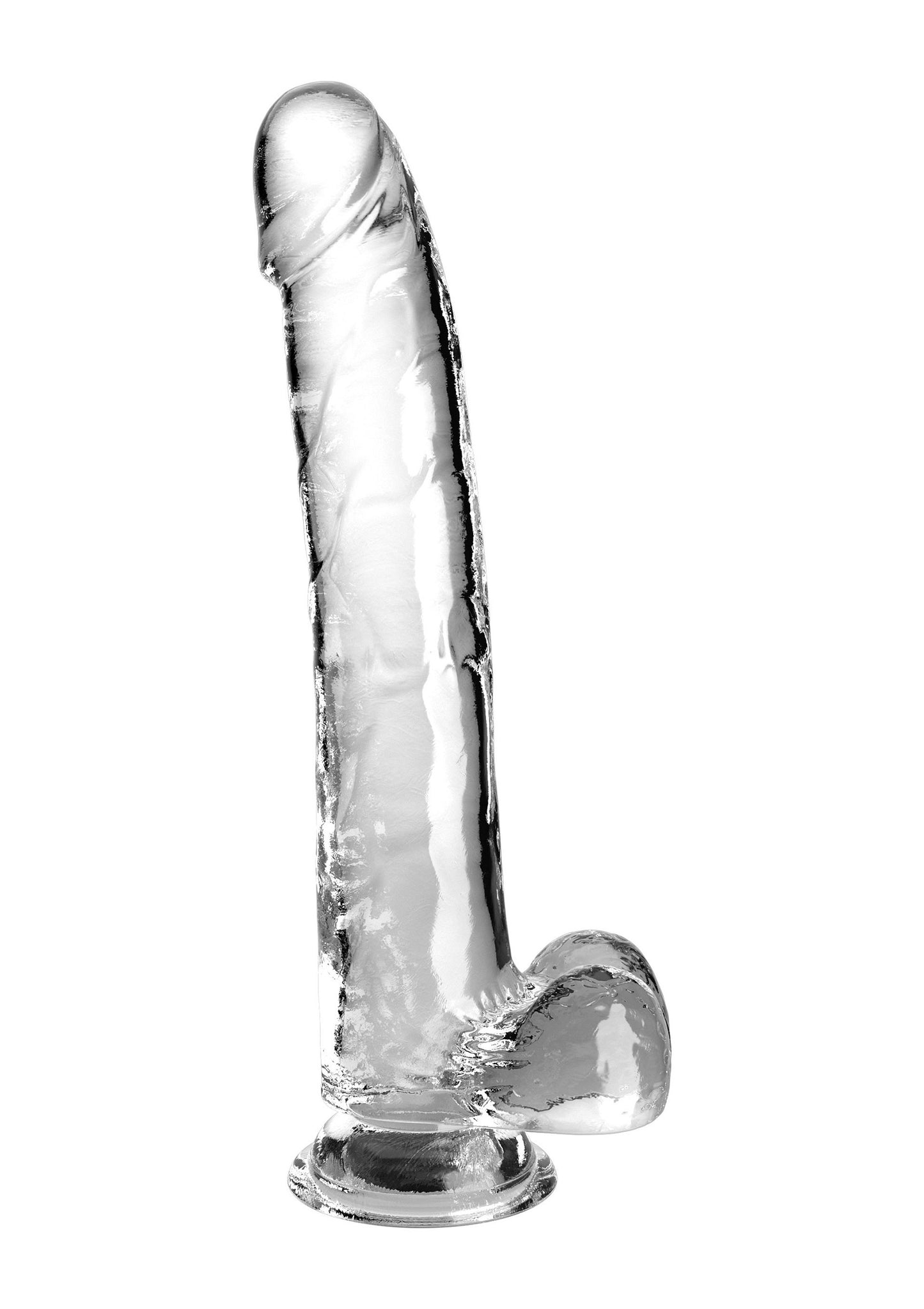 King Cock Clear 11 Inch Balls