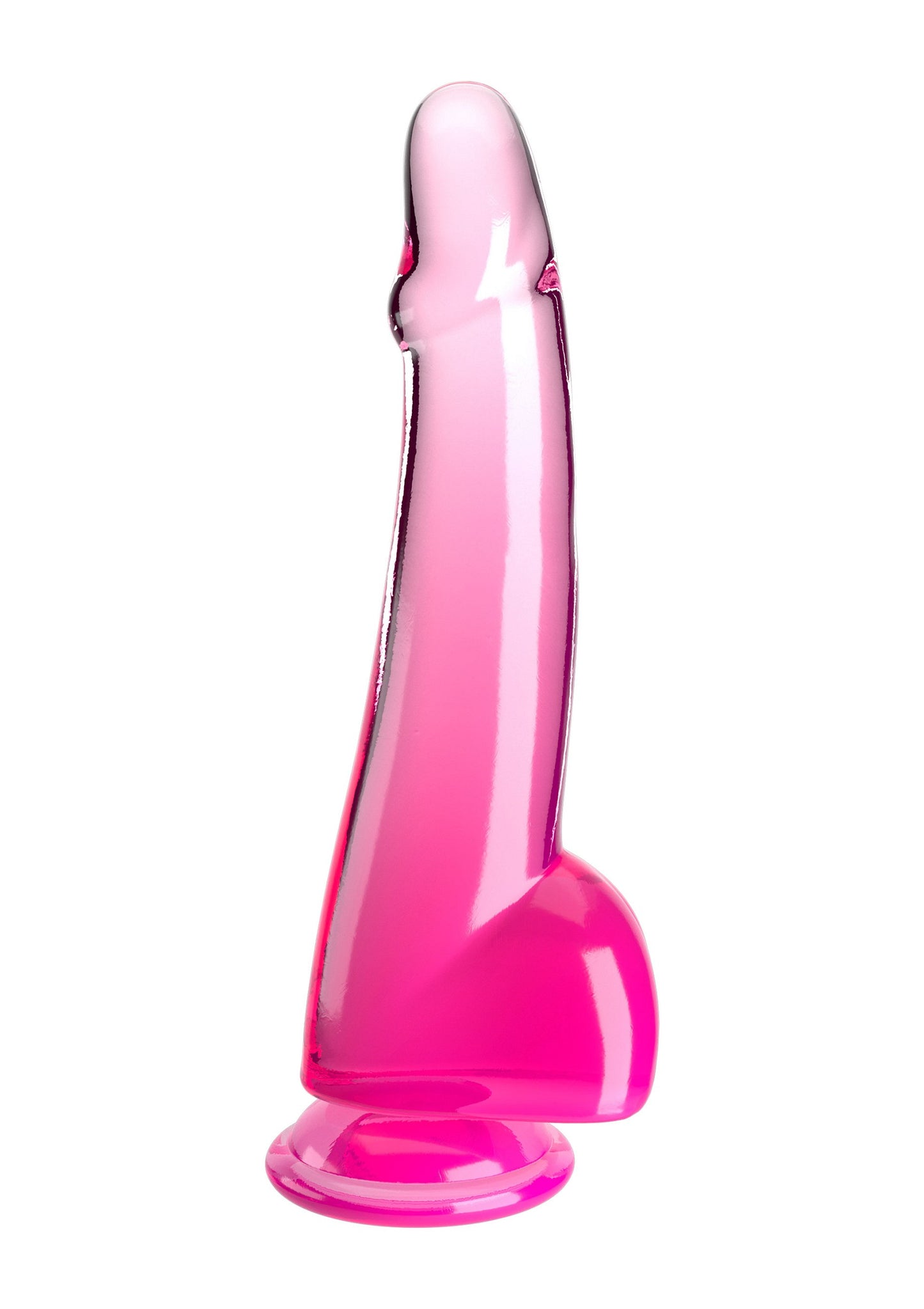 King Cock Clear 10 Inch Balls