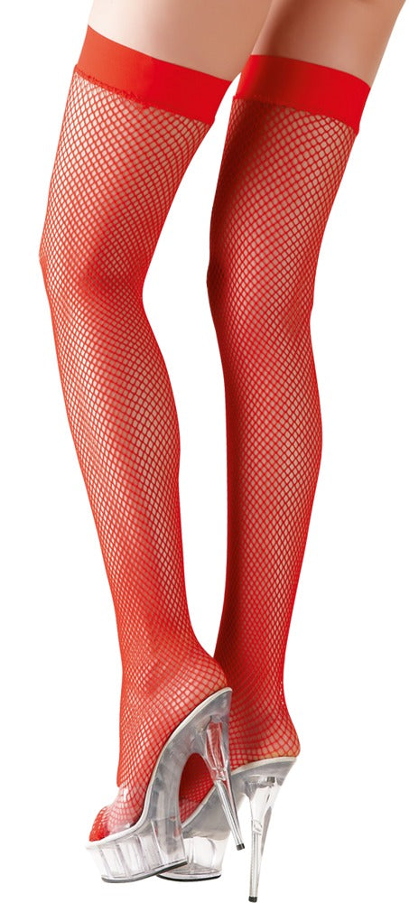 Hold-up Stockings red XL