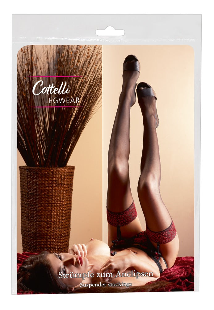 Stockings black/red 5