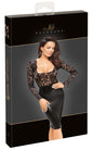 Robe en dentelle noire L