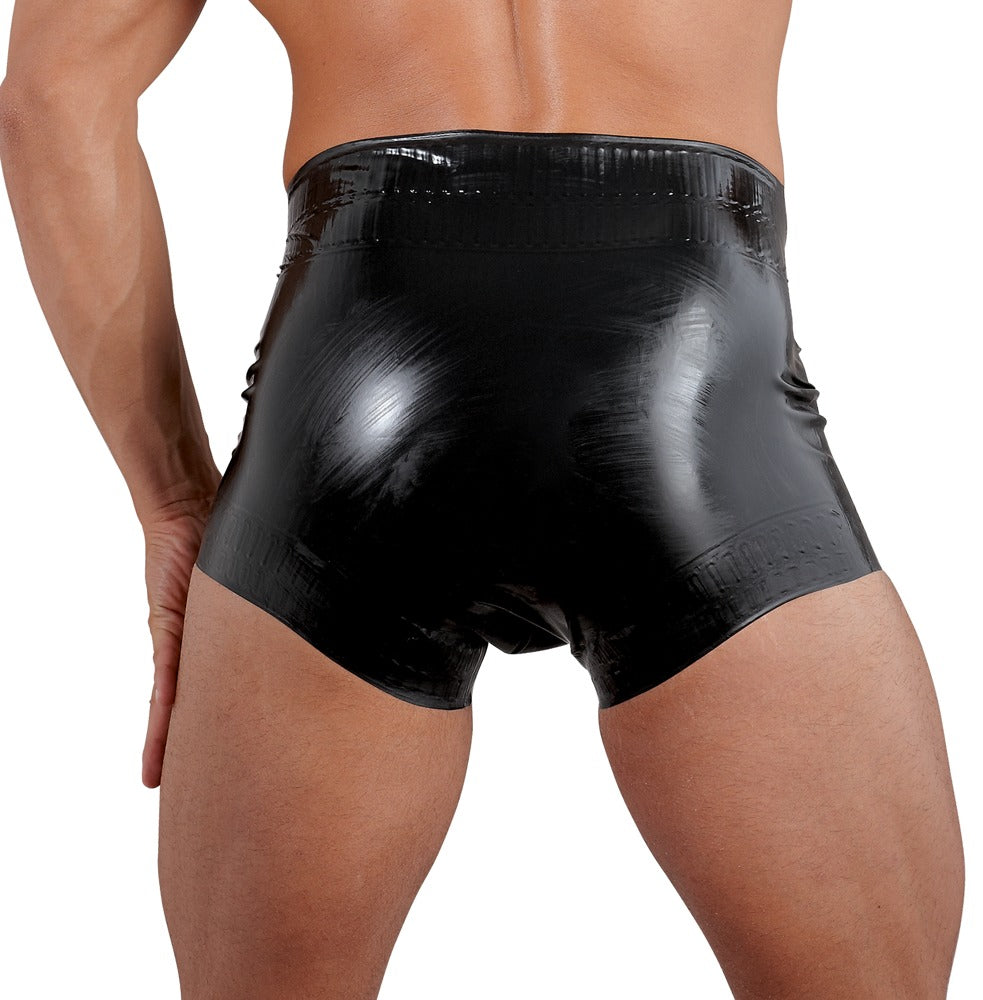 Latex Diaper Briefs black L