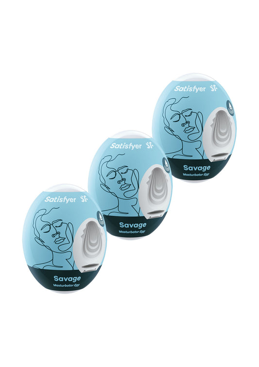Masturbator Egg Savage 3pcs