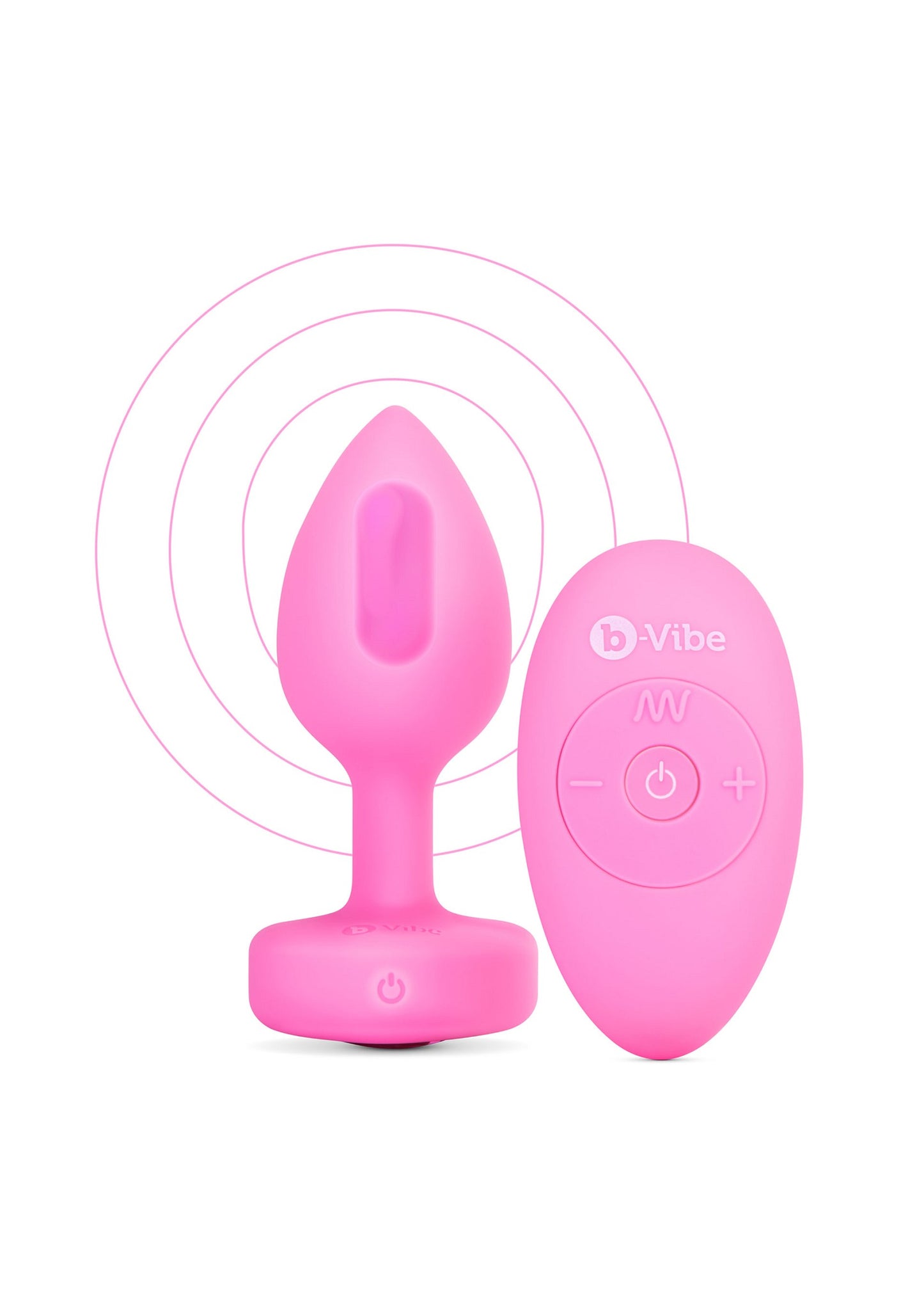 B-Vibe Vibr Heart Plug S/M