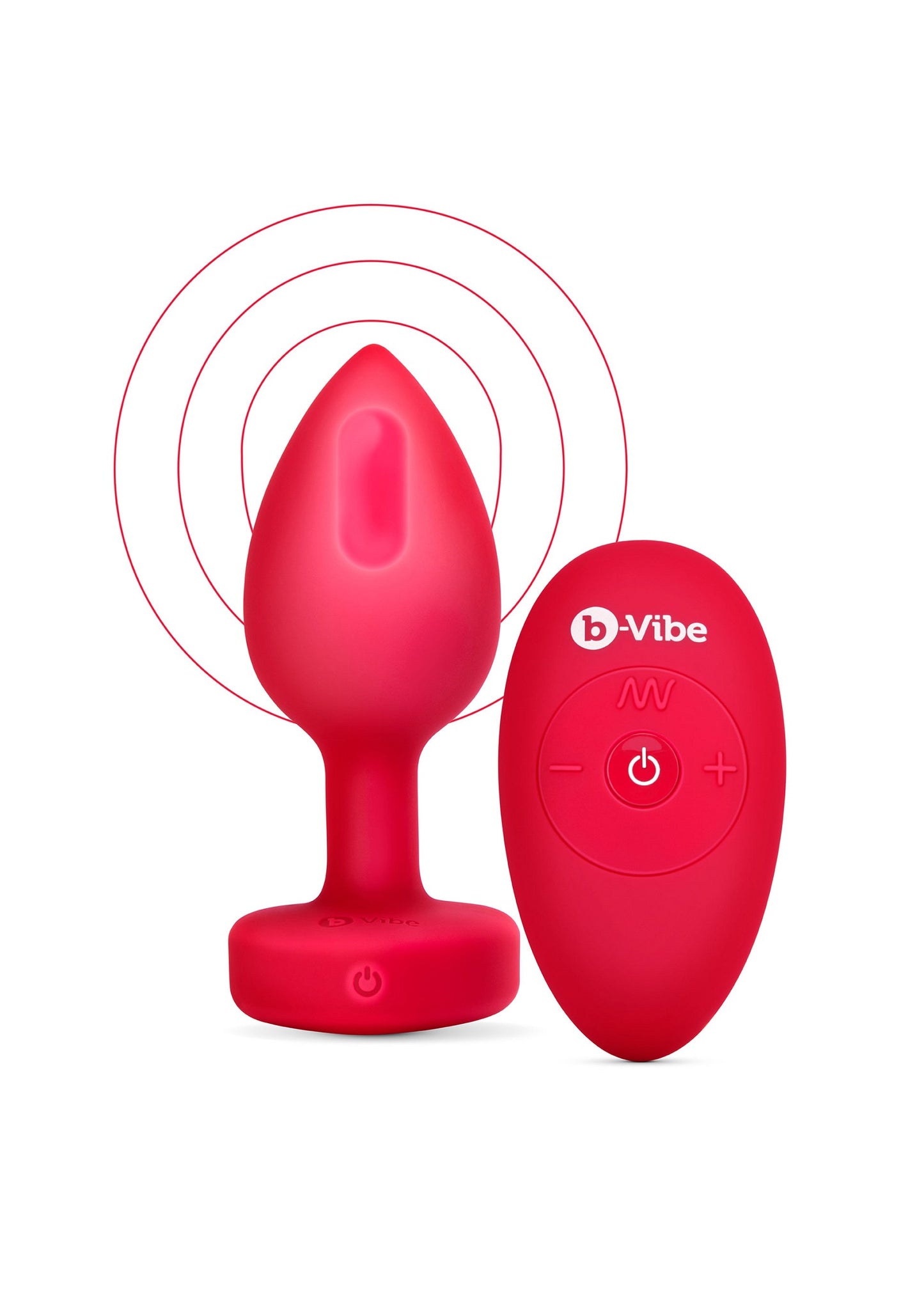 B-Vibe Vibr Heart Plug M/L