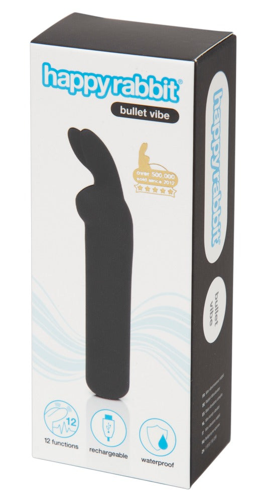 Happy Rabbit Bullet Vibe Zwart